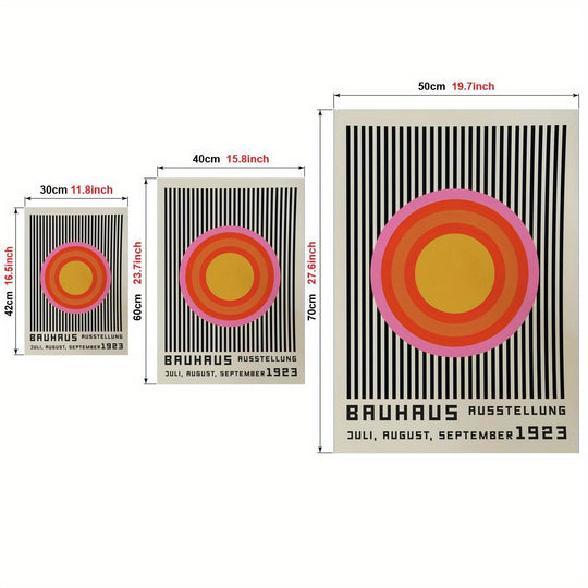 Poster Bauhaus Circle