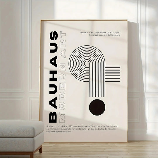 Poster Bauhaus Black