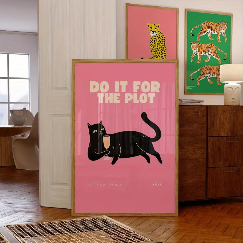 Poster Cat Black