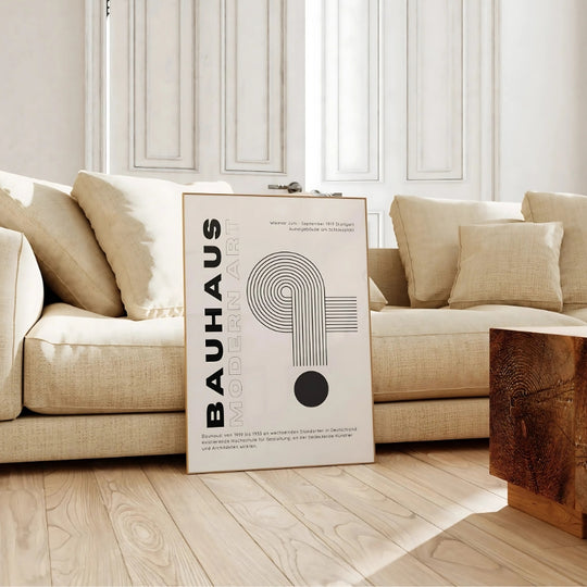 Poster Bauhaus Black