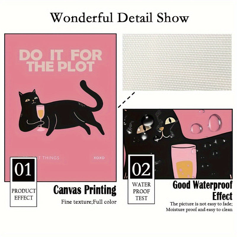 Poster Cat Black