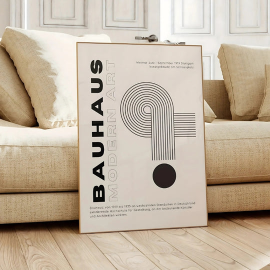 Poster Bauhaus Black