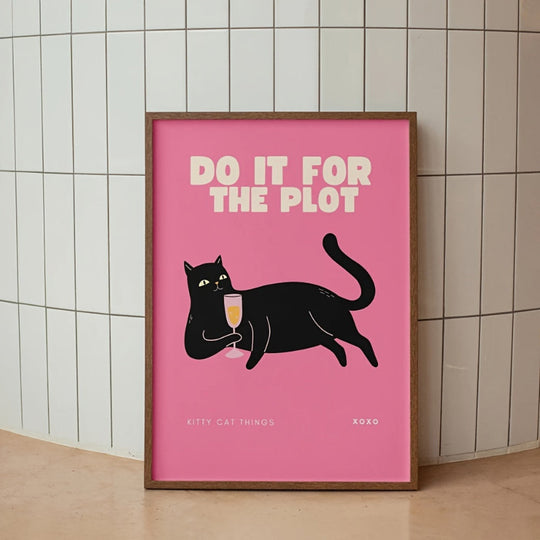 Poster Cat Black