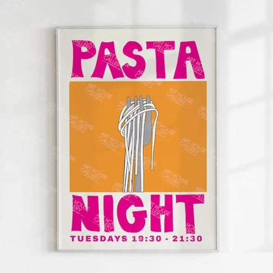 Poster Pasta Night - popbox