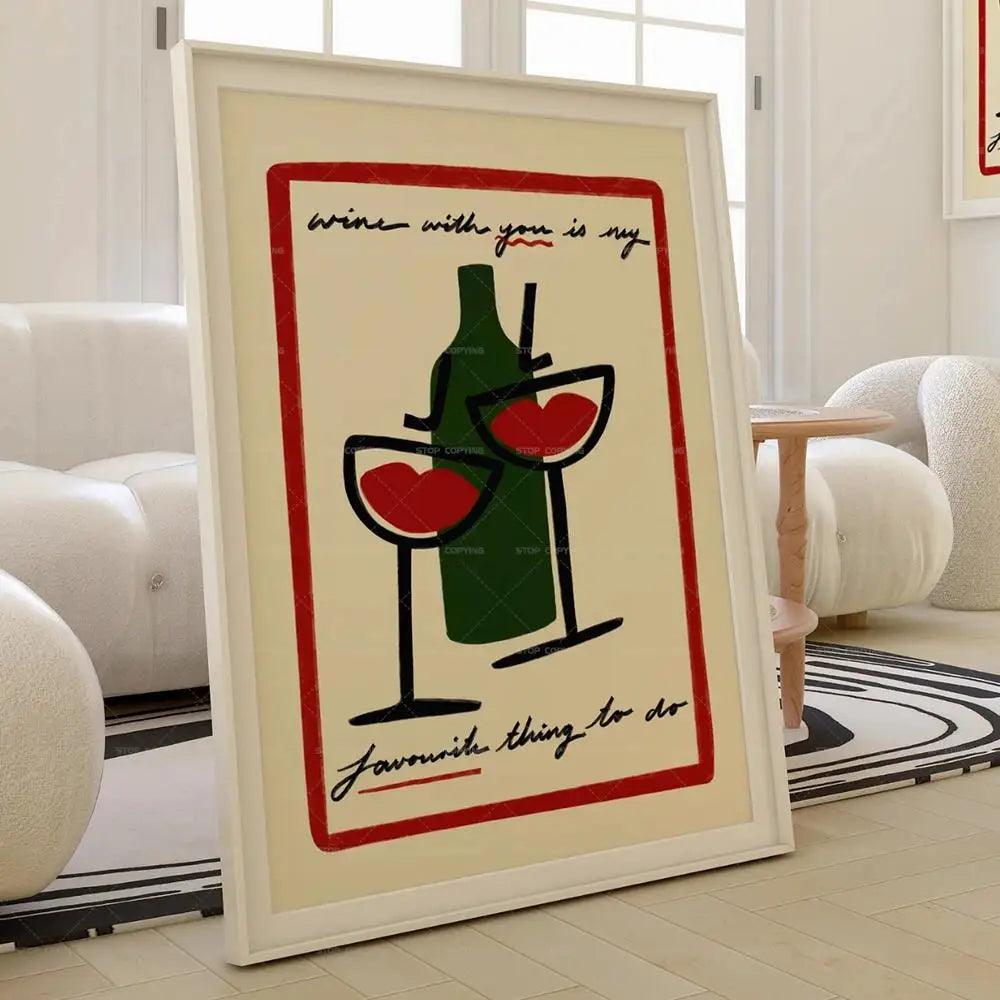 Poster Wine Party - popbox